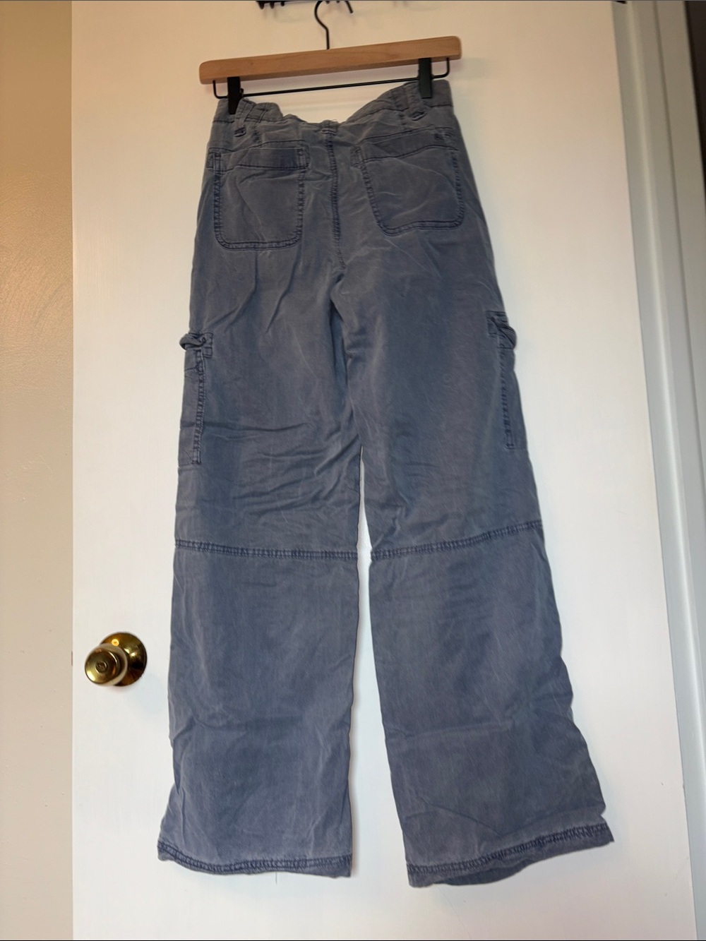 American Eagle Outfitters Wide Leg Pants in Faded Gray - Picture 2 of 5
